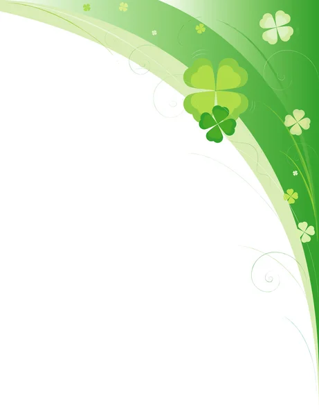 Zielony ramy z liści — Wektor stockowy