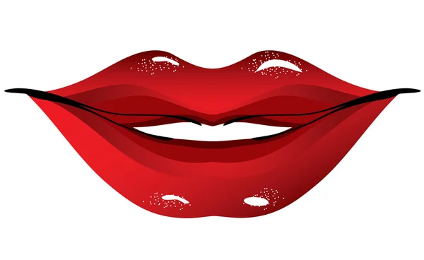 Getekende sexy lippen. EPS — Stockvector