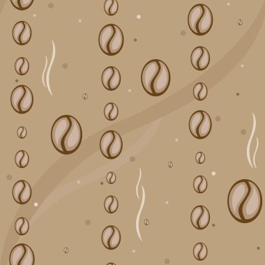 Seamless pattern coffee clipart