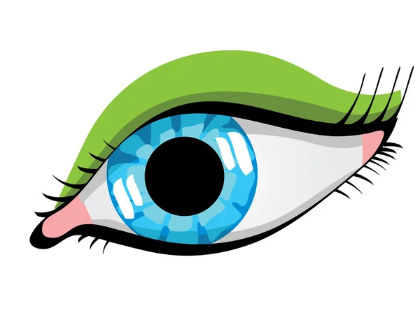 Θηλυκό μάτι — Διανυσματικό Αρχείο