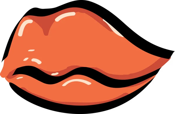 Sexuelle Lippen — Stockvektor
