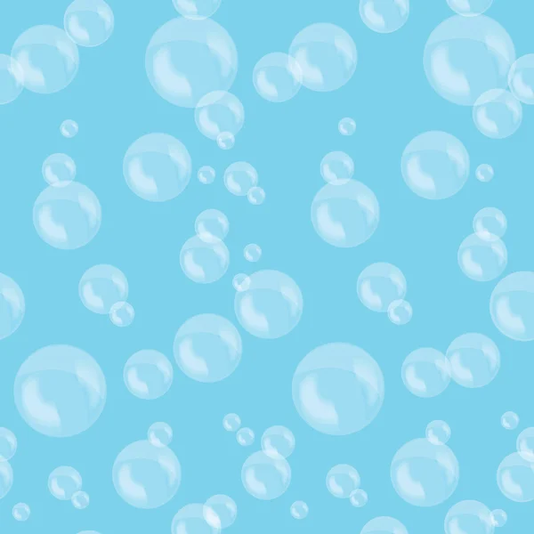 stock vector Blue with bubbles background