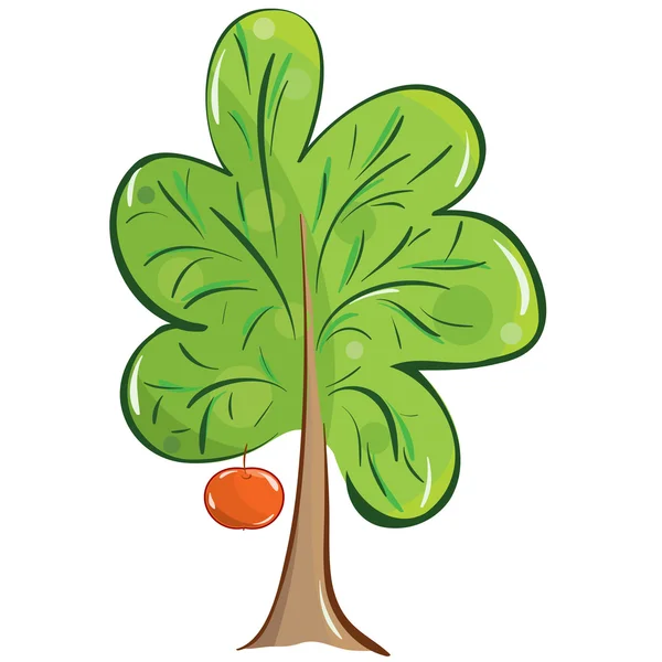 Ovocný strom — Stockový vektor
