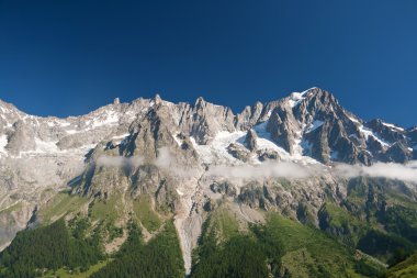 Grandes Jorasses - mont Blanc clipart