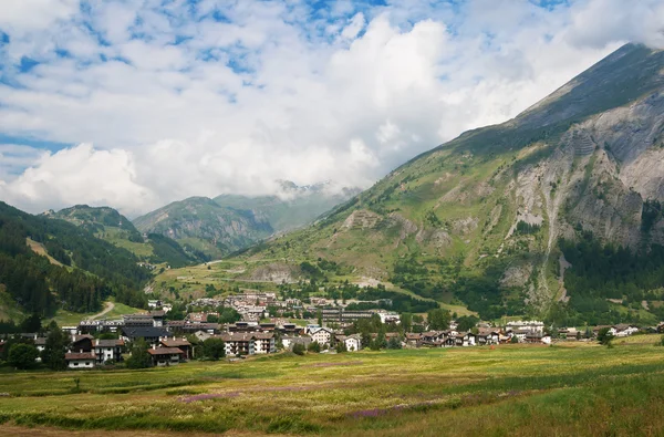 La Thuile, vale de Aosta — Fotografia de Stock
