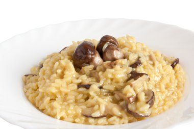 mantarlı risotto