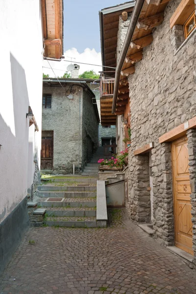Borgo antigo, Verrand, Itália — Fotografia de Stock