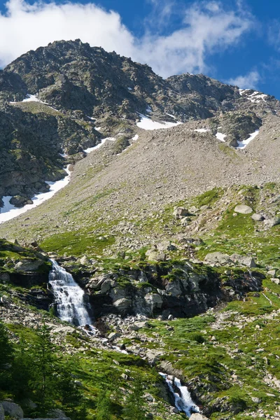 Paisagem Verão Alpes Italianos Aosta Valley Perto Courmayeur — Fotografia de Stock