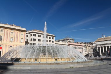 de ferrari Meydanı, genova, İtalya