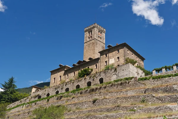 Schloss in sarre, italien — Stockfoto