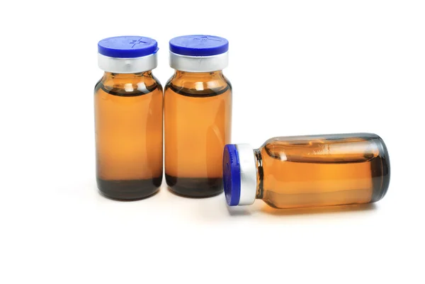 stock image Glass bottles with medicine