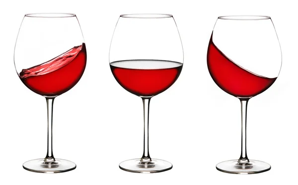 Κόκκινα γυαλιά κρασιού — Φωτογραφία Αρχείου