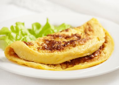 Fresh tasty omelet clipart