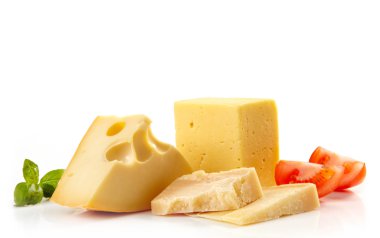 Various types of cheese clipart