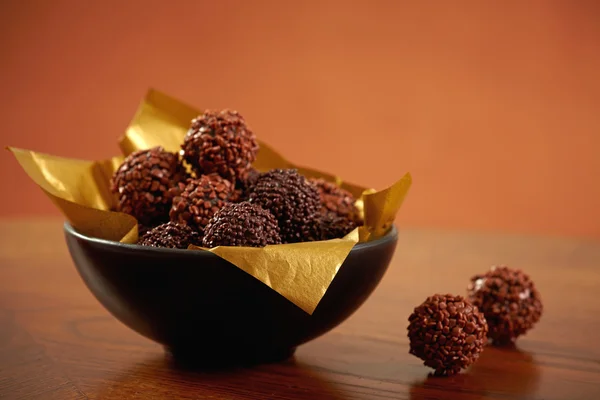 Chocolade Truffels — Stockfoto