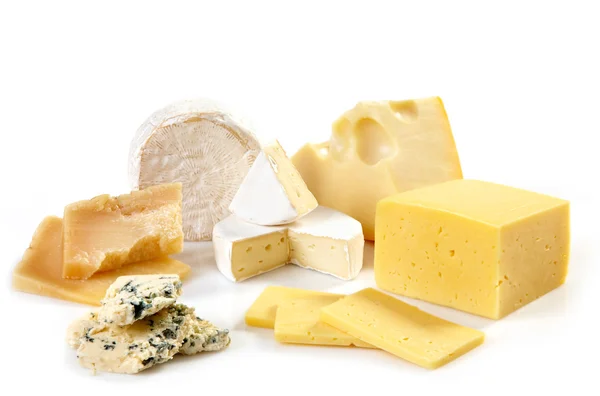 Çeşitli Peynir Türleri — Stok fotoğraf