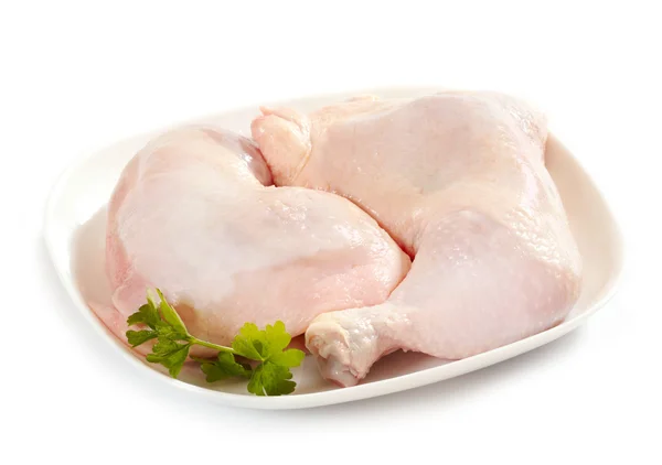 Fresh raw chicken legs Stock Picture