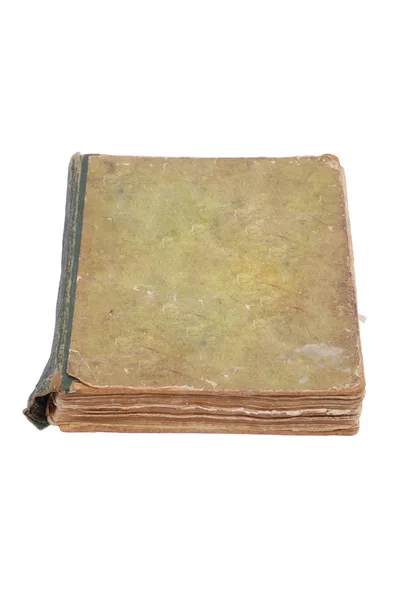 Antiguo libro en blanco aislado sobre blanco — Foto de Stock
