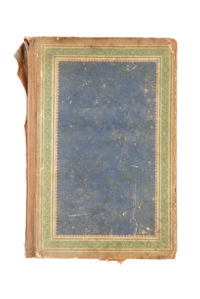 Старая пустая книга изолирована на белом — стоковое фото