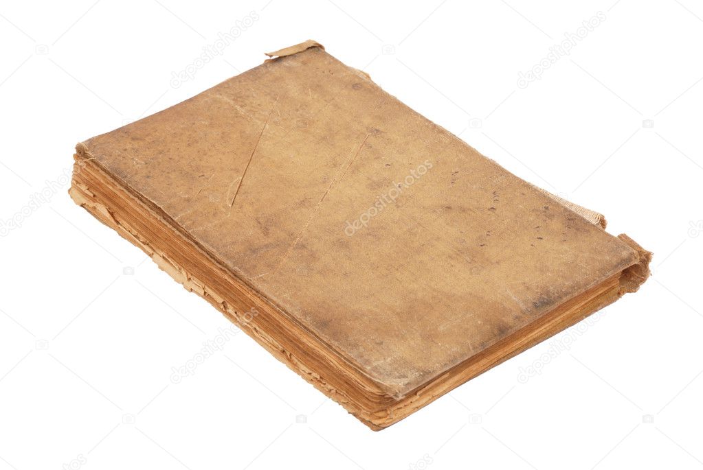 The Old Blank Book Isolated On White Background Stock Photo, Picture and  Royalty Free Image. Image 8587649.