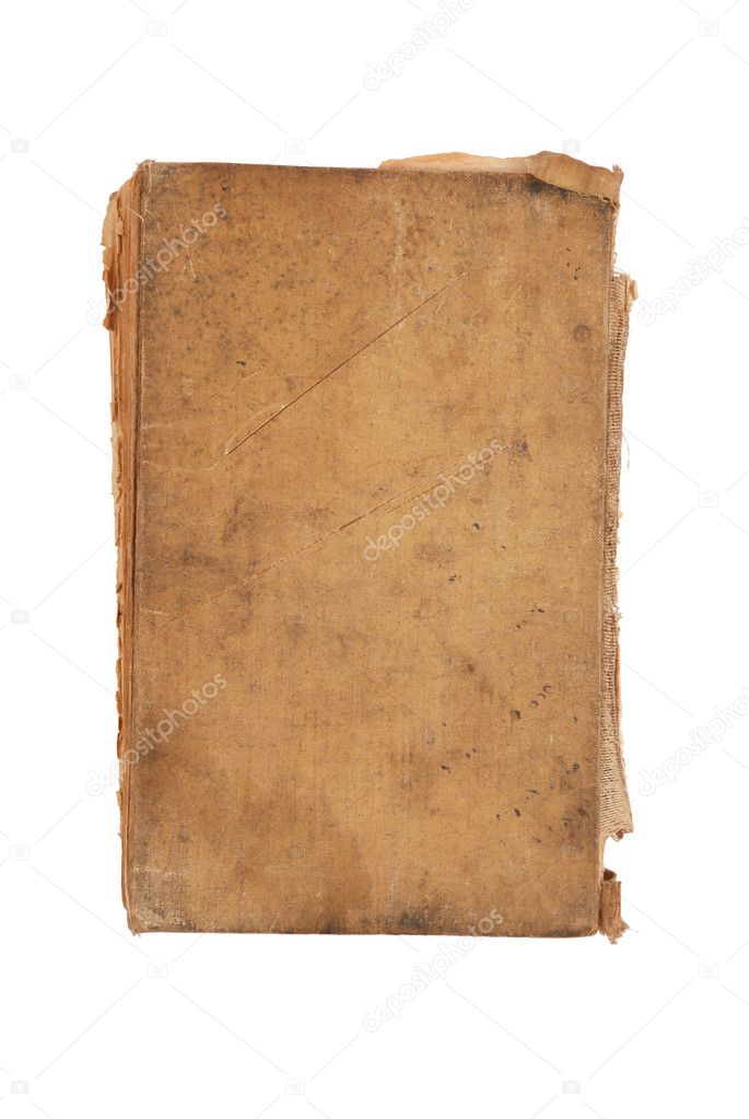 The Old Blank Book Isolated On White Background Stock Photo, Picture and  Royalty Free Image. Image 8587649.