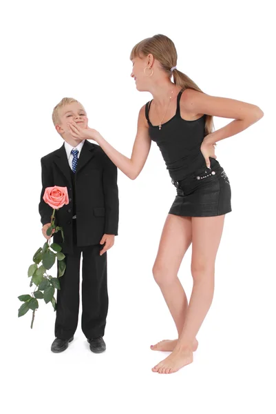 The young admirer — Stock Photo, Image