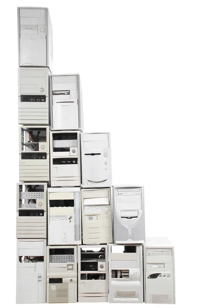Steps from old computers — Stock Photo, Image