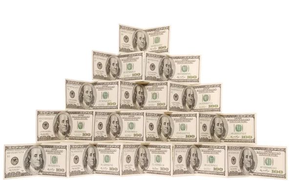 Piramida ze Dolar — Zdjęcie stockowe