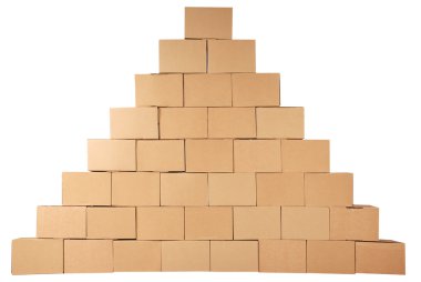 gelen kutuları karton boxes.pyramid