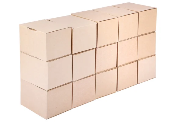 Pudełka kartonowe — Zdjęcie stockowe