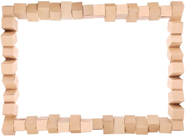 Rahmen aus den kombinierten Boxen — Stockfoto