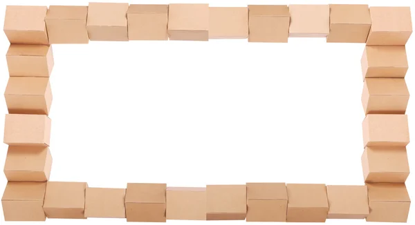 Framework from the combined boxes — Stock Photo, Image
