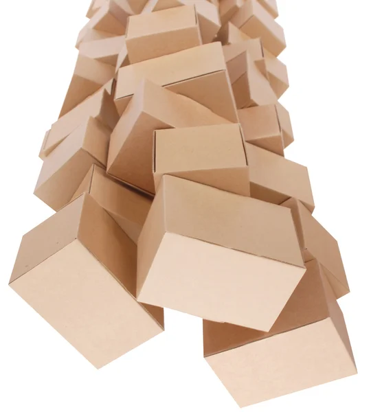Cajas de cartón apiladas — Foto de Stock