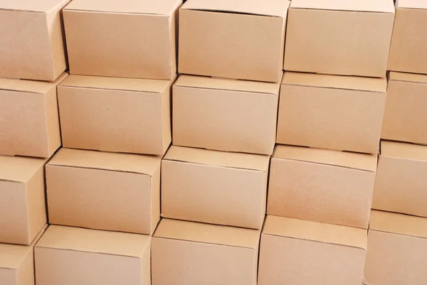 Картонные коробки — стоковое фото