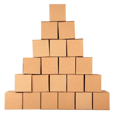 gelen kutuları karton boxes.pyramid