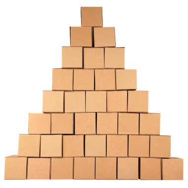 gelen kutuları karton boxes.pyramid