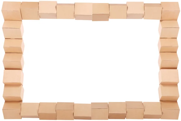 Rahmen aus den kombinierten Boxen — Stockfoto