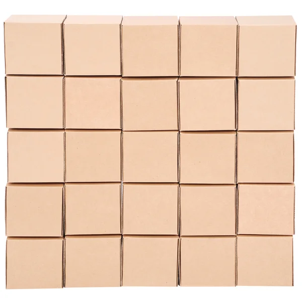Karton kutular. kutularından piramit — Stok fotoğraf
