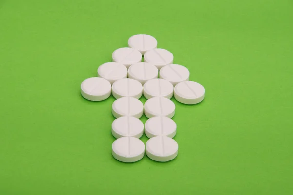 Pilen av piller — Stockfoto