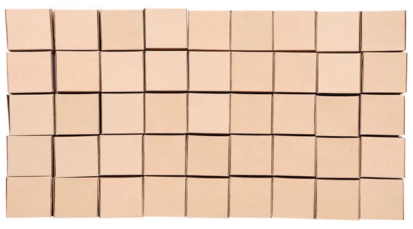 Impilabile di scatole di cartone pacchetto — Foto Stock