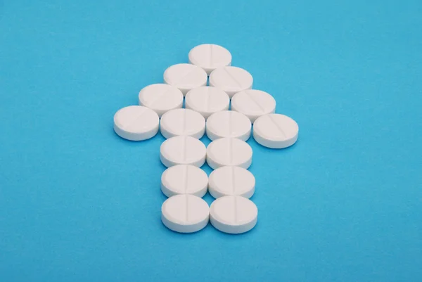 Arrow of Pills — Stock Photo, Image