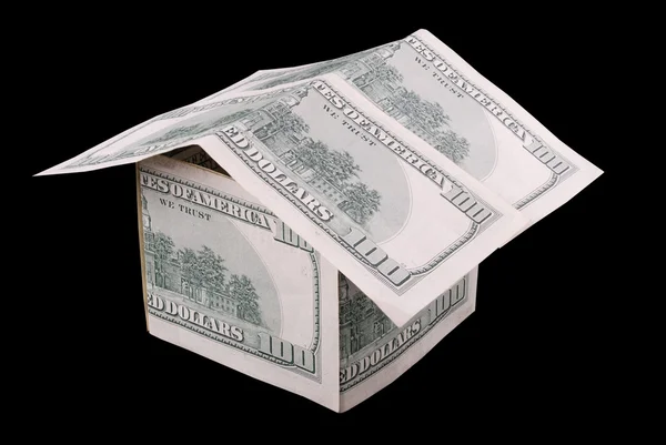 The house from dollars — Stock Photo, Image