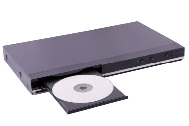 Isolated Generic DVD Player clipart