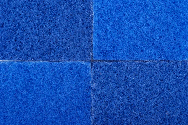 Niebieski tekstura celulozy pianka gąbka — Zdjęcie stockowe