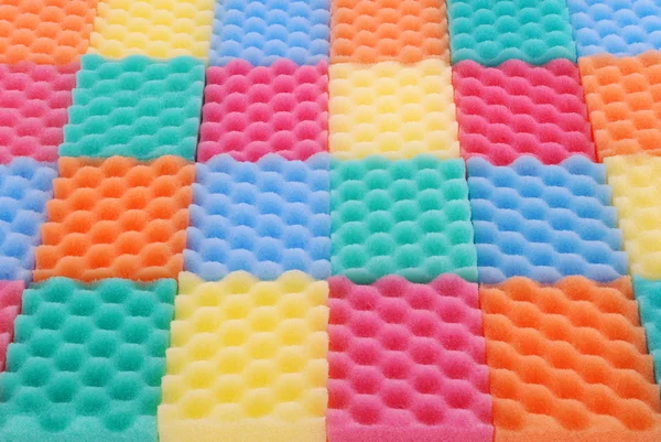 Esponjas de color de fondo — Foto de Stock