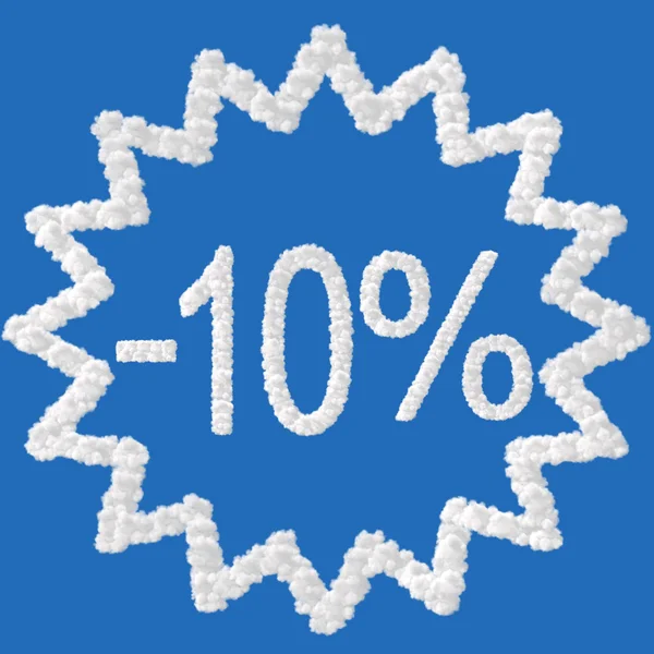 Discount - 10 percent — Stock Photo, Image