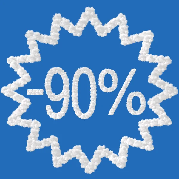 Discount - 90 percent — Stock Photo, Image