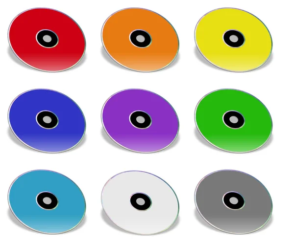 Discos compactos — Foto de Stock