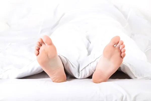 Men's feet — Stock Photo, Image