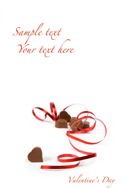 Presente de chocolate — Fotografia de Stock